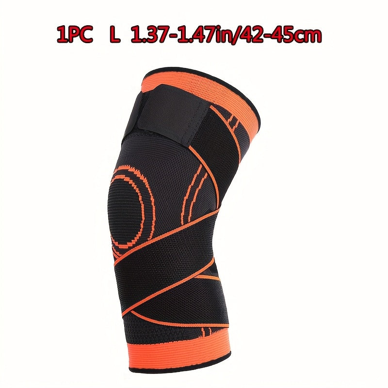 1pc Strap Knee Protector Sports Knee Support Adjustable Compression Breathable Joint Protection Sports Knee Protector Strap Compression Basketball Running, Knee Compression with Gel