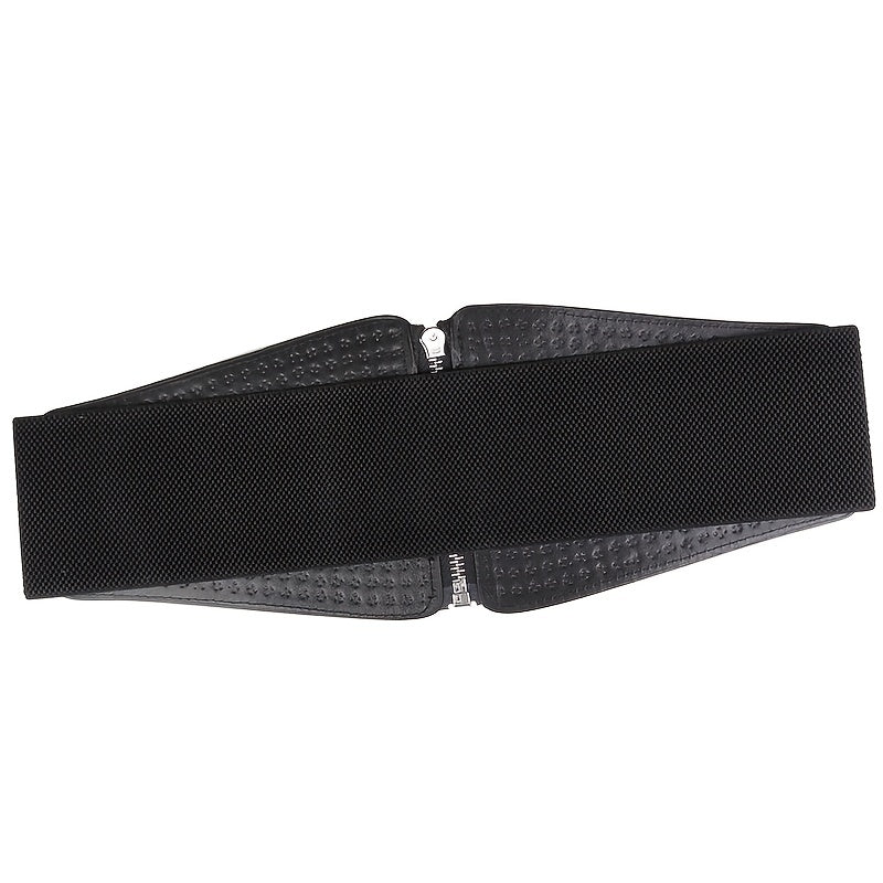 Wide Elastic Studded Belt Female Waist Gothic Plus Size Stretch Girdle Ladies Long Belts For Women Corset Waistband