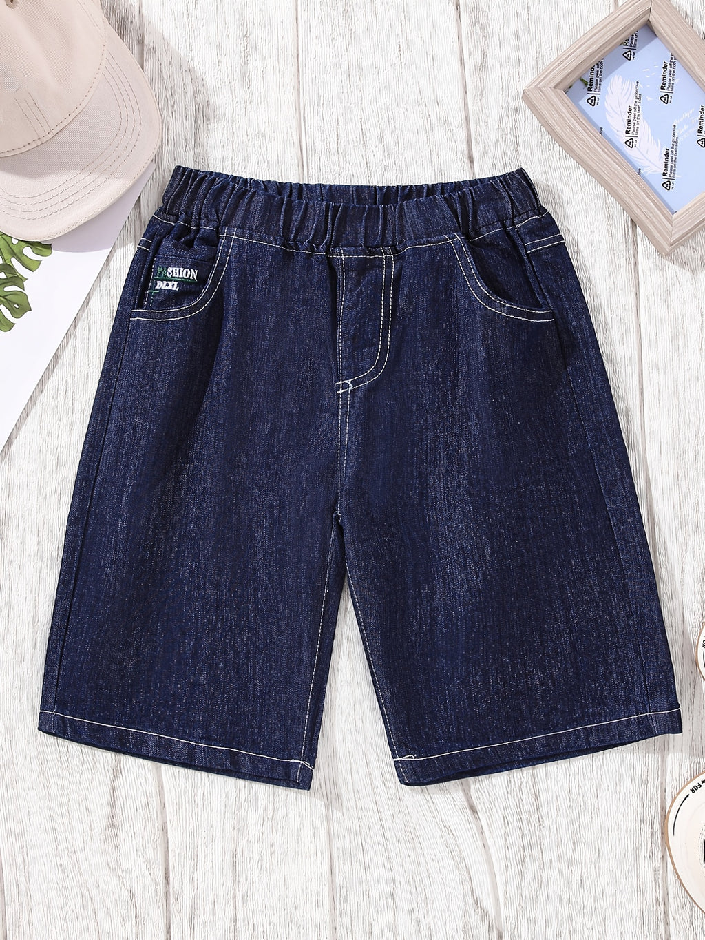 Boys Casual Simple Thin Denim Shorts For Summer Kids Clothes