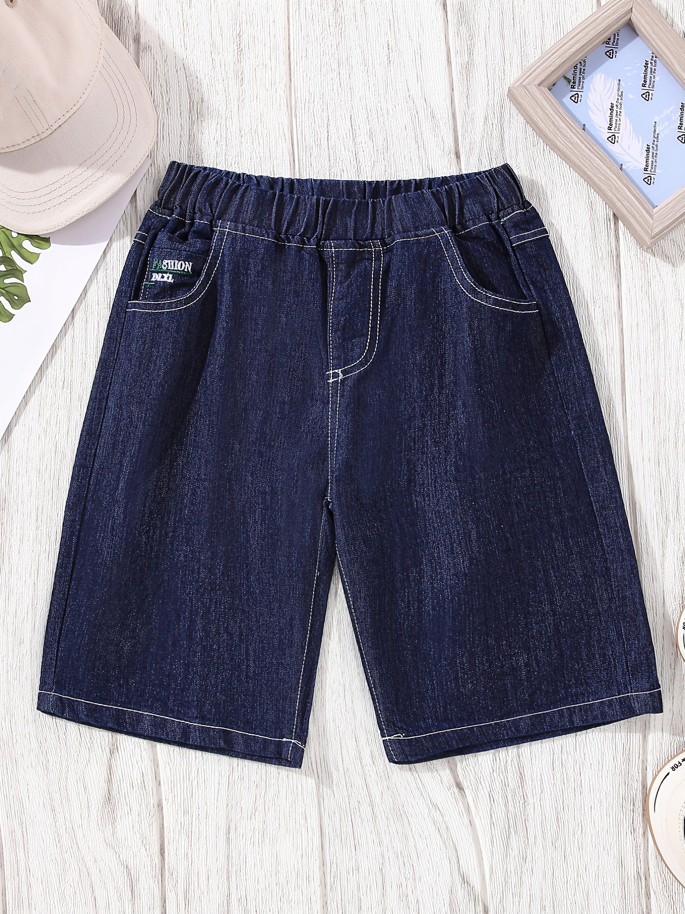 Boys Casual Simple Thin Denim Shorts For Summer Kids Clothes