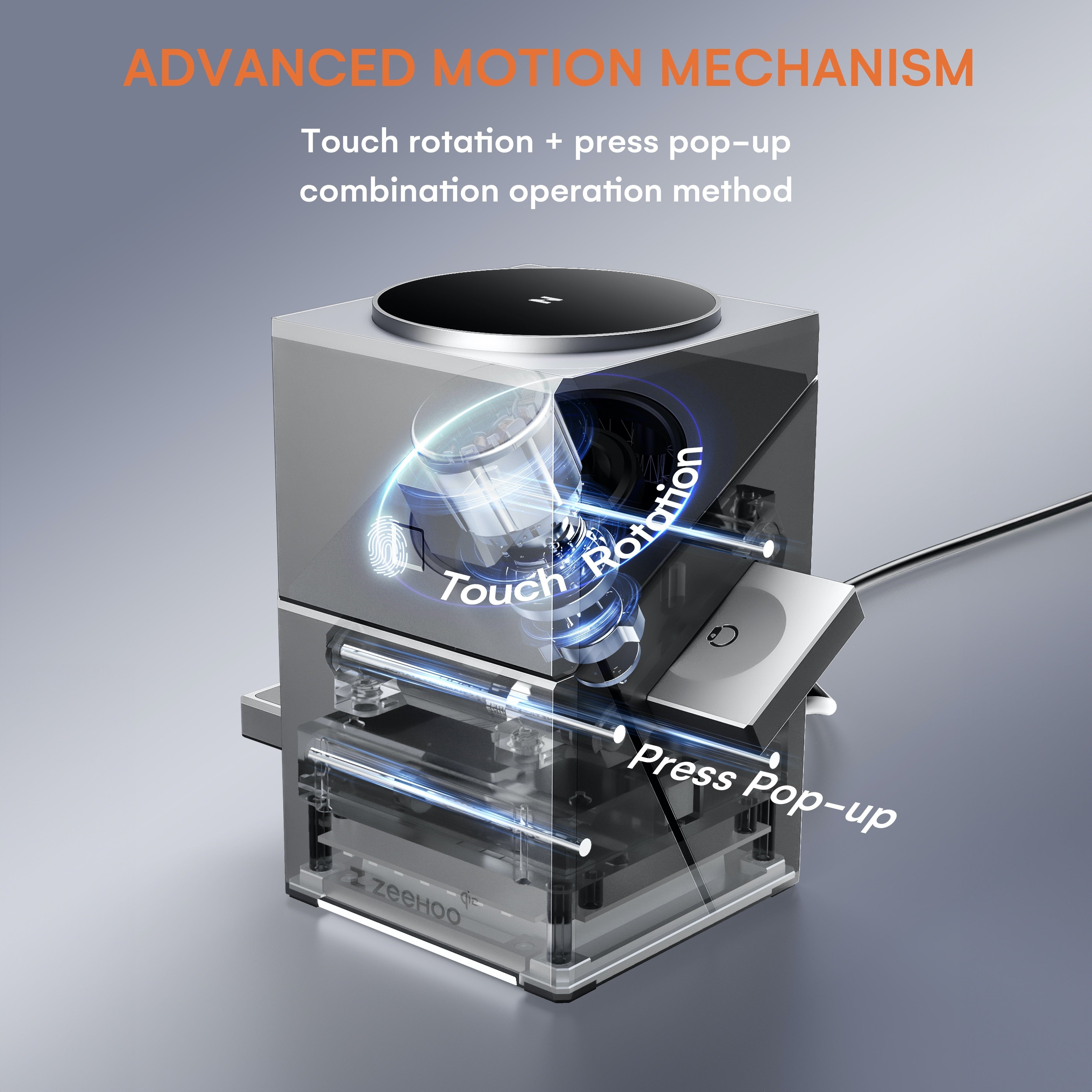 ZEEHOO CubeTrick-X 3-in-1 Magnetic Wireless Charging Station With 30W Charger, All-in-One Charger For IPhone 15 14 13 12, For Samsung S24/S24/S22/S21, For Pixel, For Apple Watch & Smart Watch, For AirPods & Earbuds, 15W Qi2 F