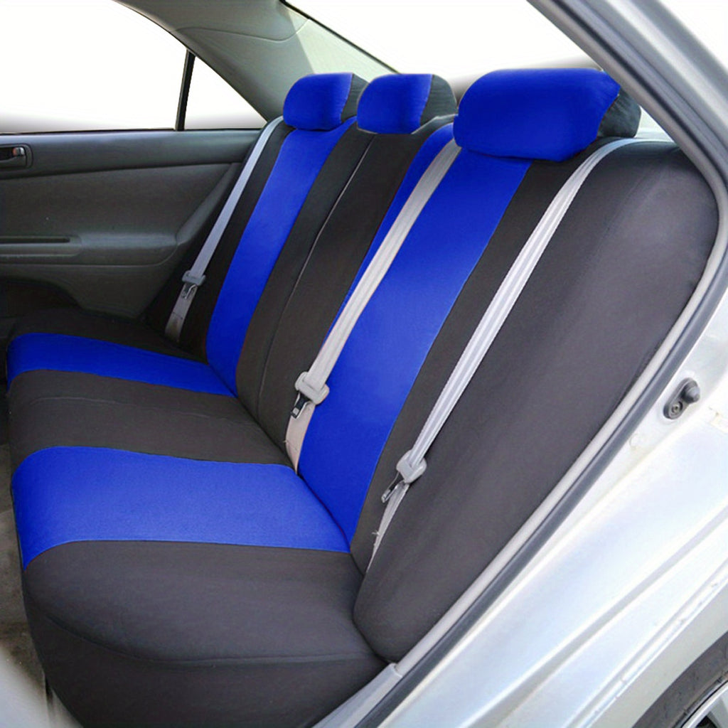 Polyester Universal Fit Car Seat Cover Full Set for 5 Seats Cars