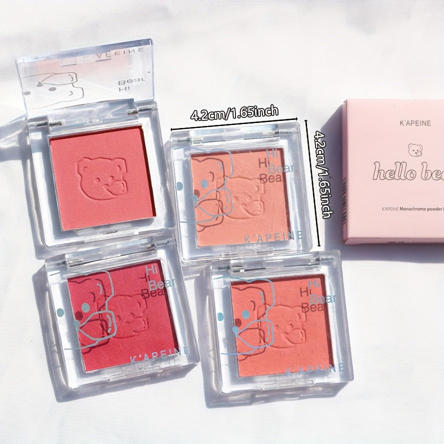 Monochrome Blush, Matte, Pearly Finish, Lifting And Color Correcting Contouring Blush Palette, Long Lasting Waterproof And Sweatproof Rouge Palette, Nude Makeup Tool