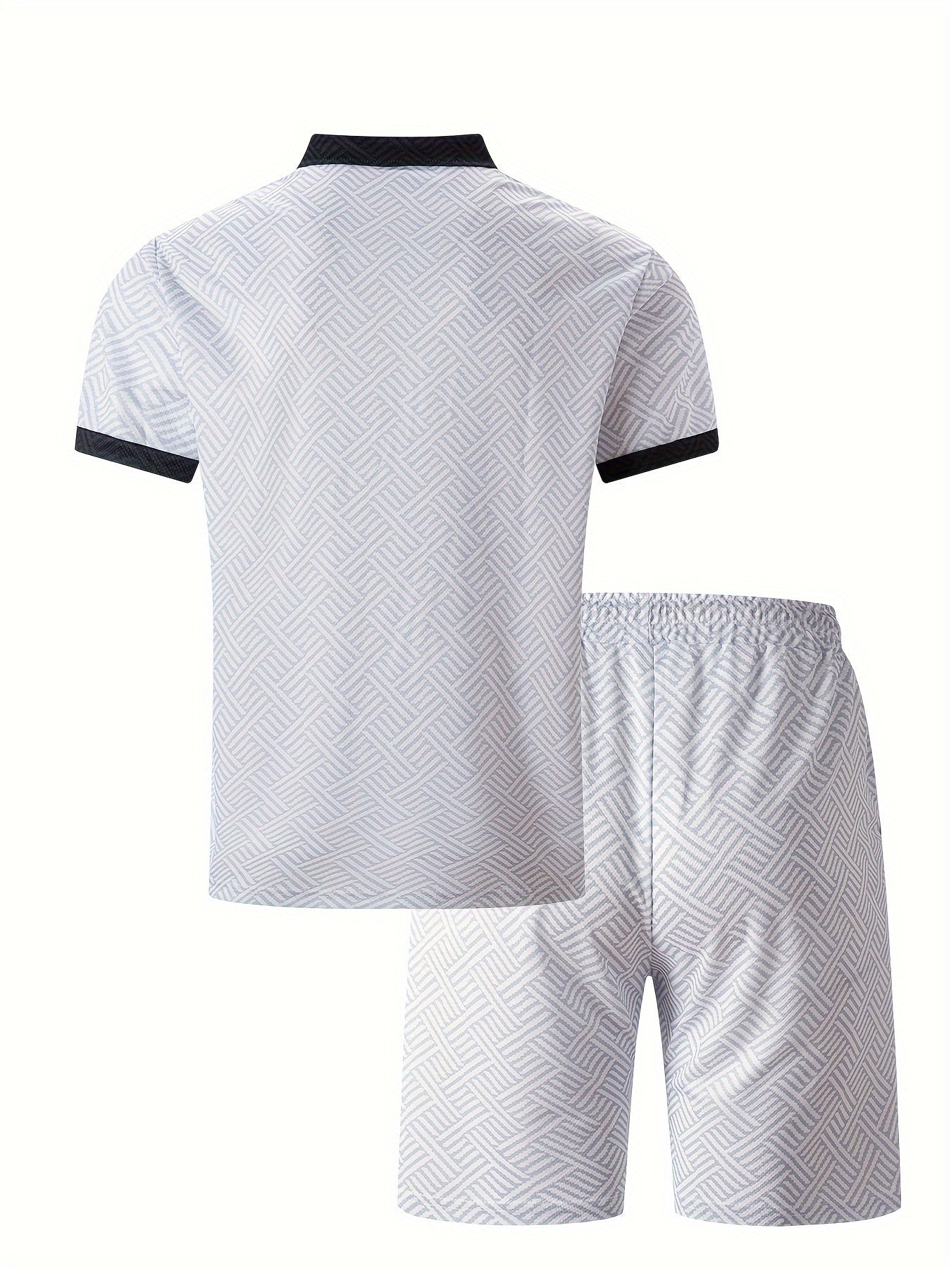 Men's T-shirt short sleeve + shorts casual sports suit blue