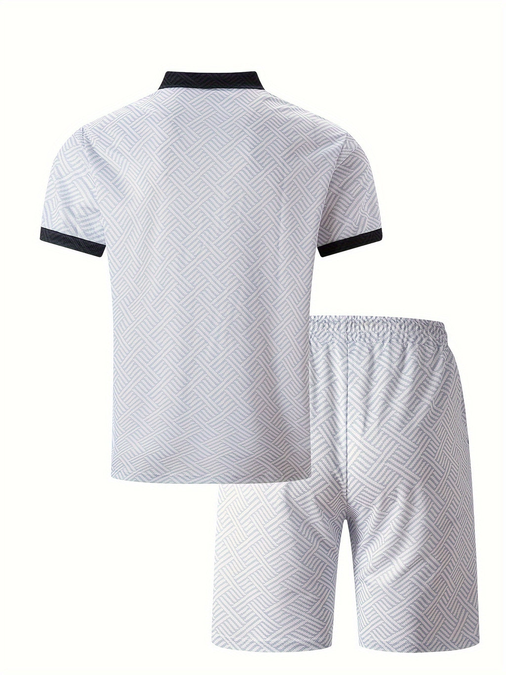 Men's T-shirt short sleeve + shorts casual sports suit blue