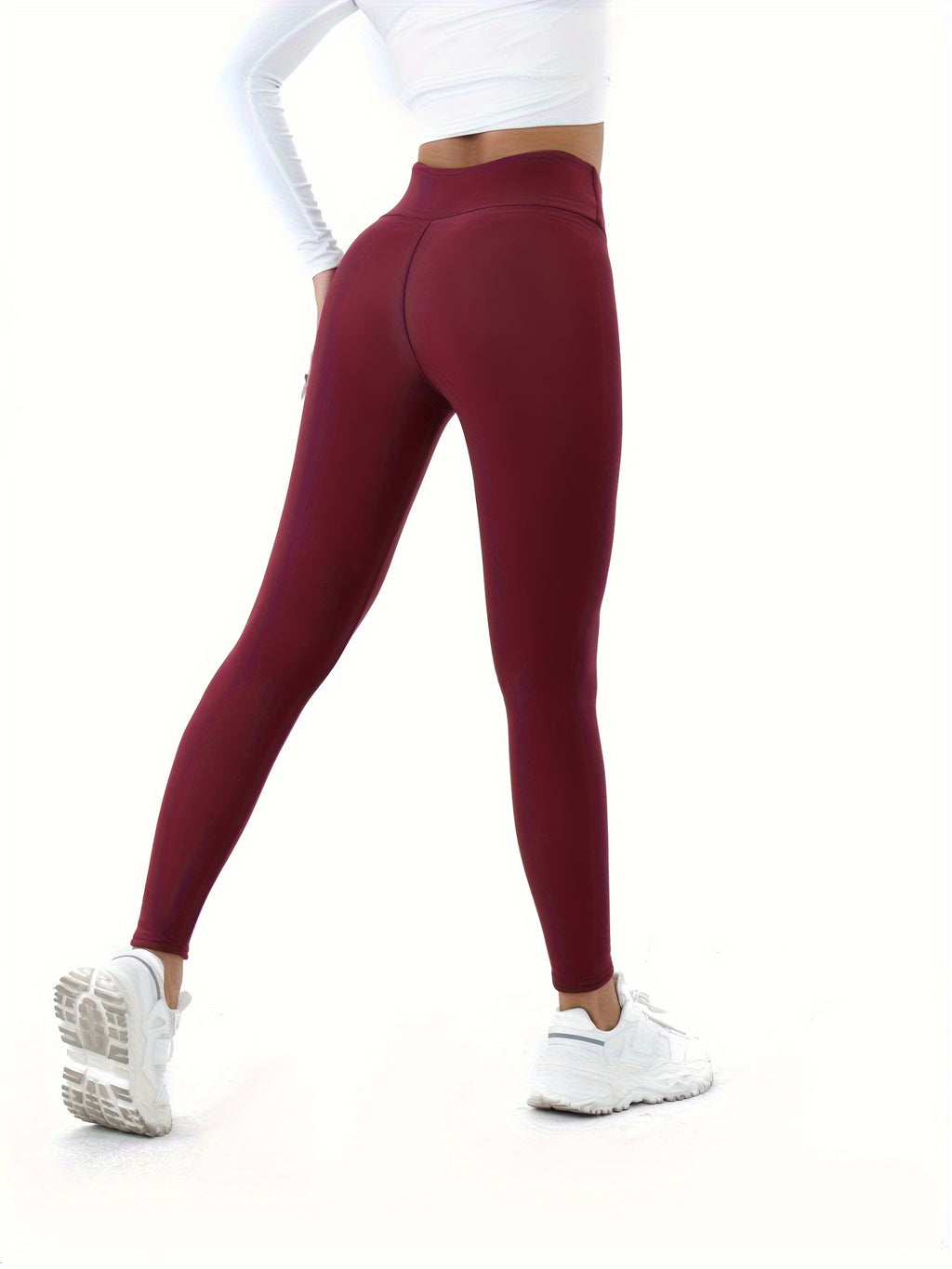 Autumn and Winter Fashion Label Tight Body Warm and Comfortable Tight Bottoms, High Elastic Warm Women's Sportswear
