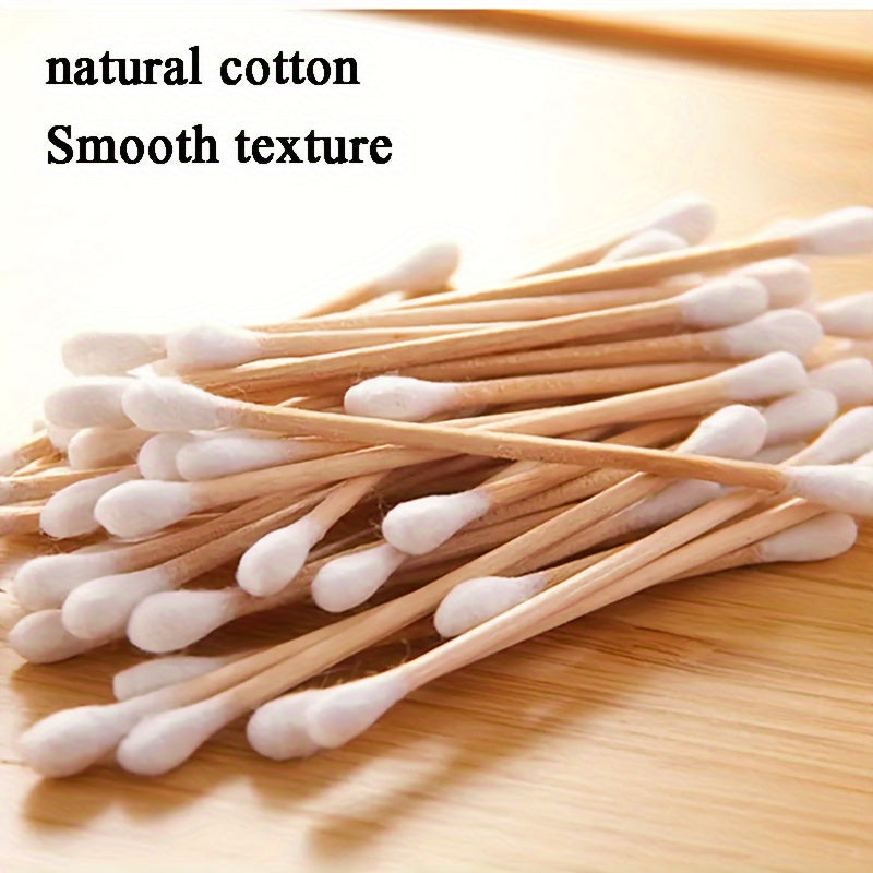 400/100 Count Double-Tipped Cotton Swabs - Unscented, Hypoallergenic Ear & Makeup Cleaner, Multipurpose & Disposable Cotton Swabs For Personal Care