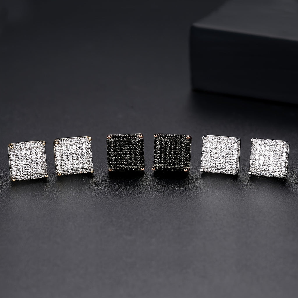 Hip Hop Stud Earrings For Men