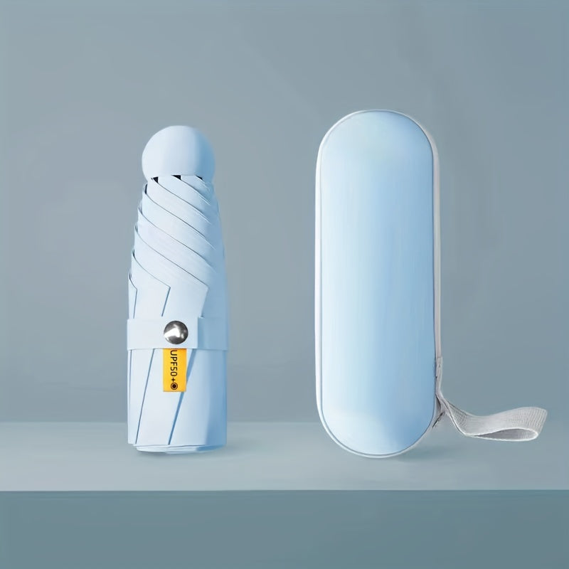 six-rib capsule umbrella, pocket umbrella