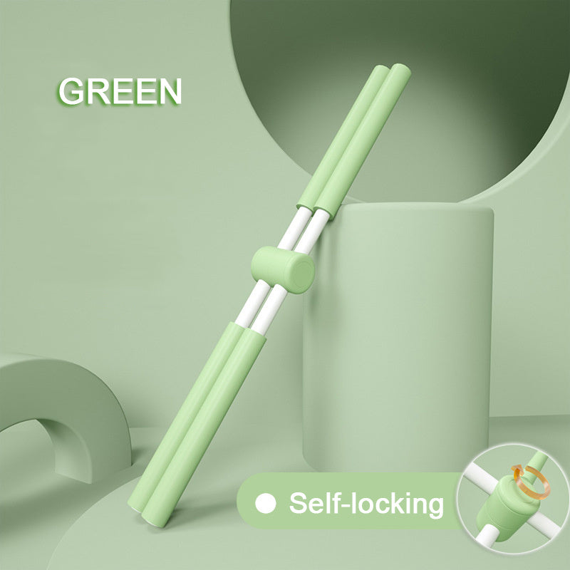 Yoga Body Stick for Posture Correction, Shoulder and Neck Relief, and Open Back Training - Improve Flexibility and Balance with this Versatile Fitness Tool