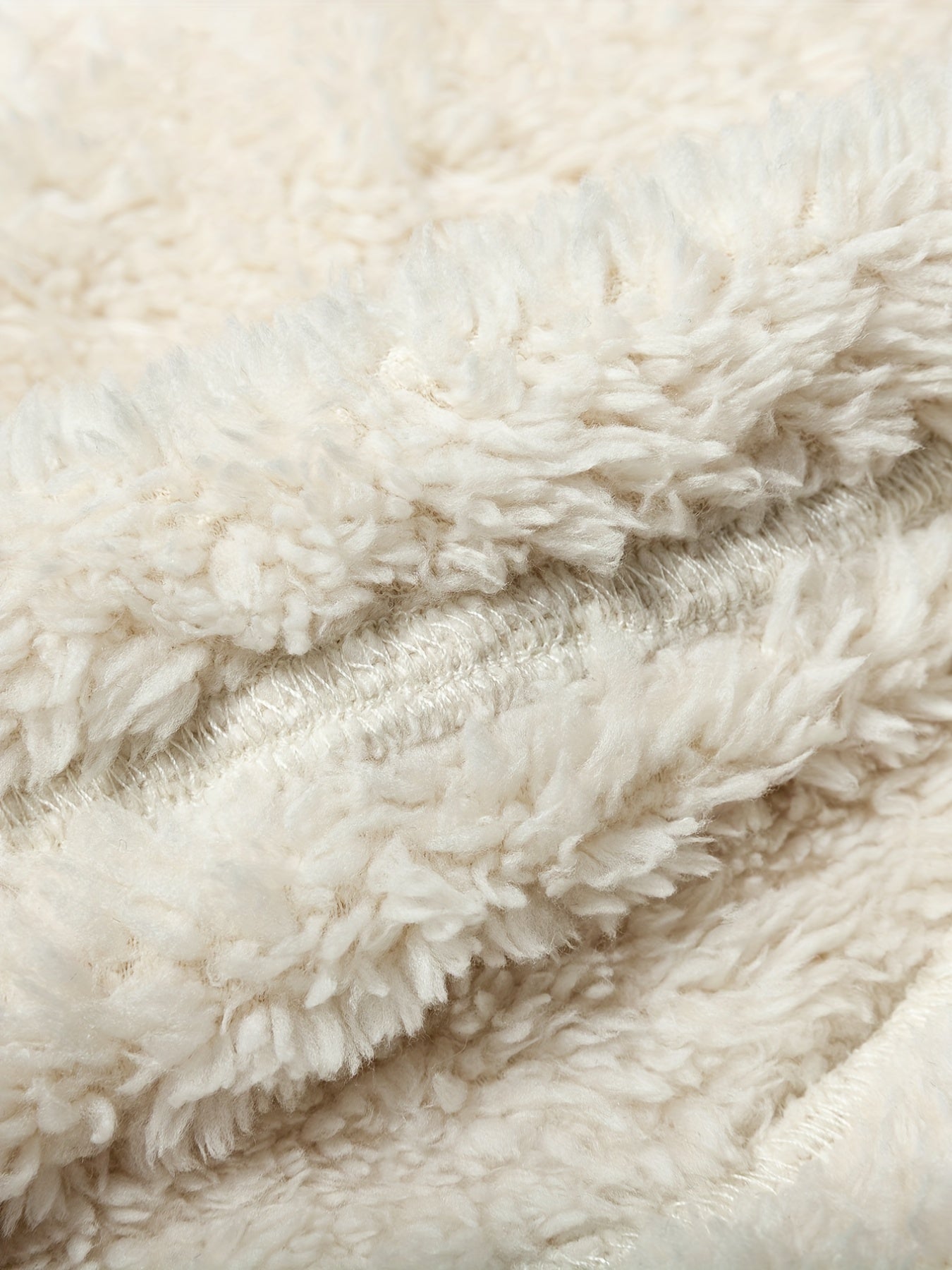 Warm Fuzzy Pajama Set, Long Sleeve Hooded Robe & Tank Top & Drawstring Shorts, Women's Sleepwear & Loungewear