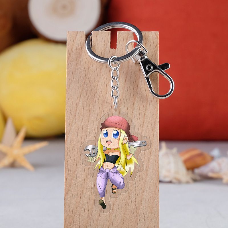 Double the Fun: Anime Figure Acrylic Keychains!