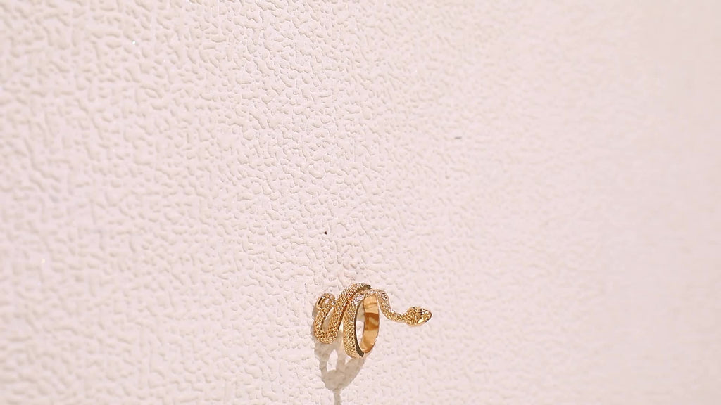 Snake Ring Punk Style Animal Design Hand Jewelry For Men Women Unisex Jewelry