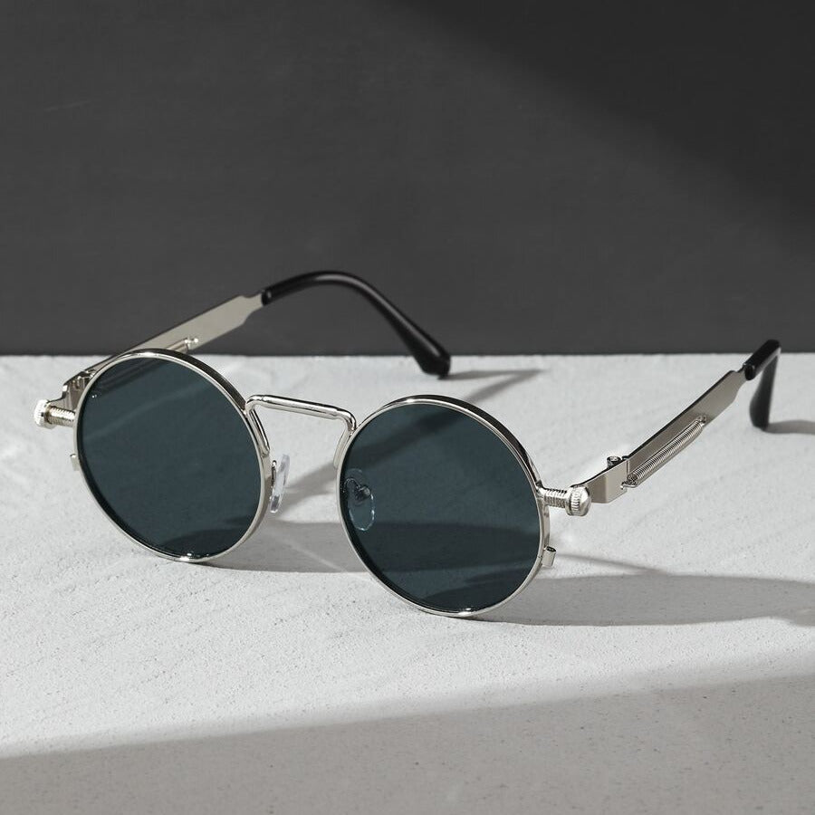 ENSAEJOE, 1pc Men's Round Frame Fashion Glasses