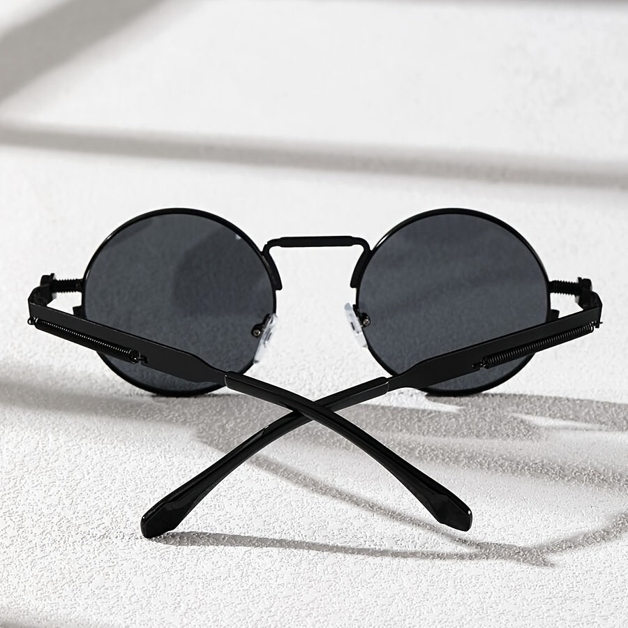 ENSAEJOE, 1pc Men's Round Frame Fashion Glasses