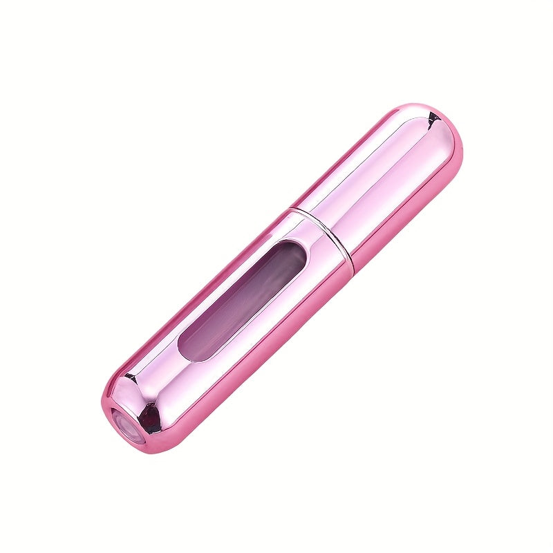 NEW Colorful 5ML Mini Portable Travel Perfume Spray Empty Travel Aftershave Fashion Aluminum Star Shape Bottle Self Pump Bottom Glass Perfume Cosmetics Sprayer