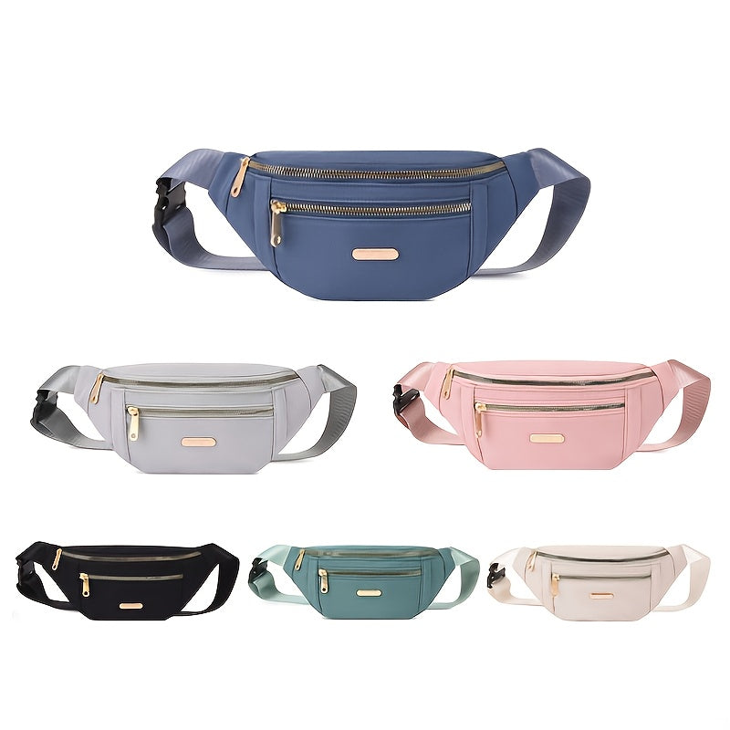 Waist Bags belt bag Women Oxford Leisure Color Hip Bum Bag Shoulder Crossbody Chest Bags Handbags All-match Messenger Belt Bag