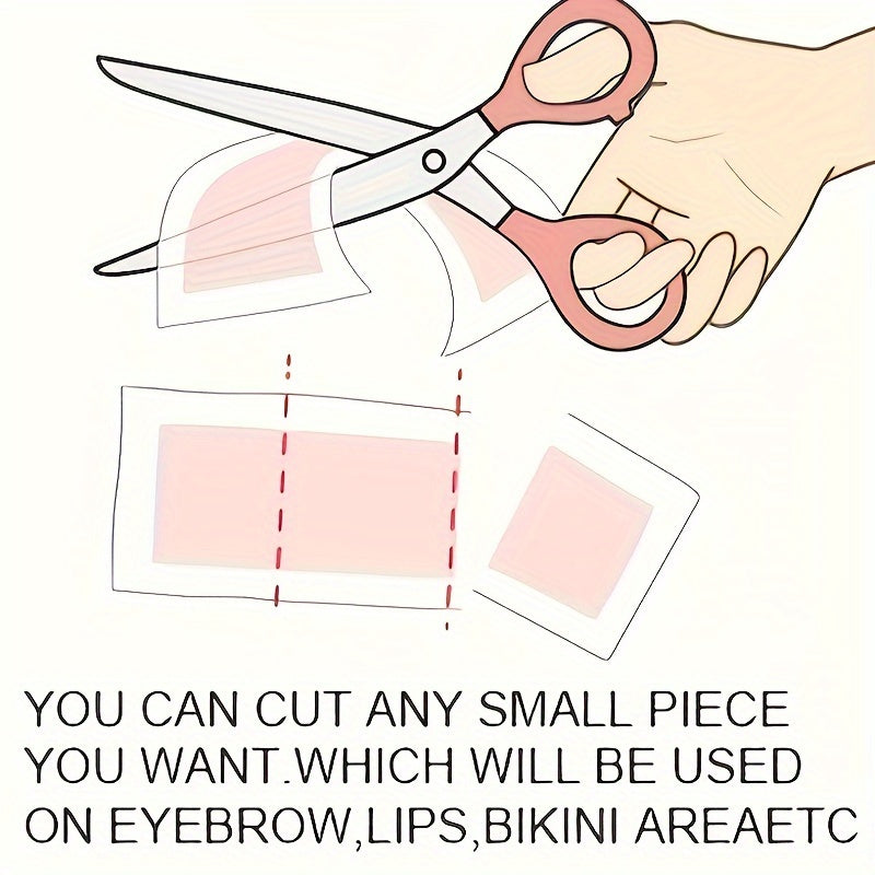 WAXKISS Green Aloe Vera Hair Removal Wax Strips Ready-To-Use Peel-Off Face Eyebrow Lip Mustache Cheek Wax Hair Removal Small Wax Strips Portable And Practical Painless And Fast Hair Removal Gentle And Non-Irritating 20 Small