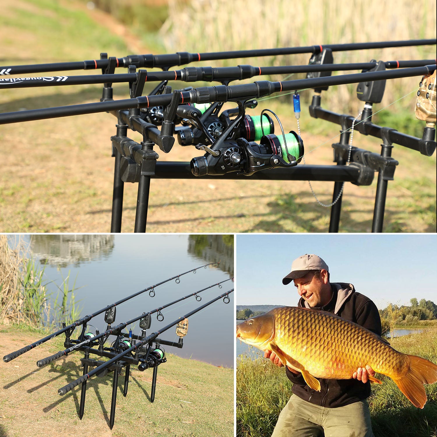 Sougayilang Carp Rod: Portable 6/7Section Ultralight Weight Carbon Fiber Rod for Ultimate Carp Fishing Performance