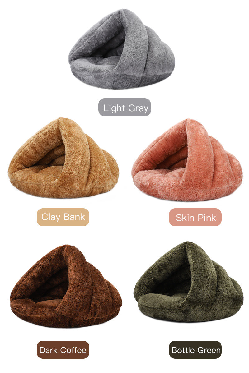 Solid Color Triangle Bed, Pet Bed, Pet Bedding