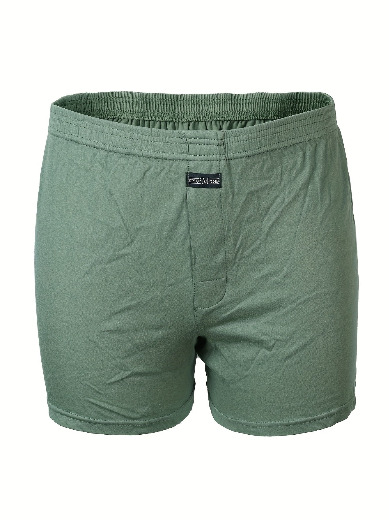 Men's Pure Cotton Arrow Pants Loose Underwear Pajama Pants Home Pants High Waist Deep Crotch