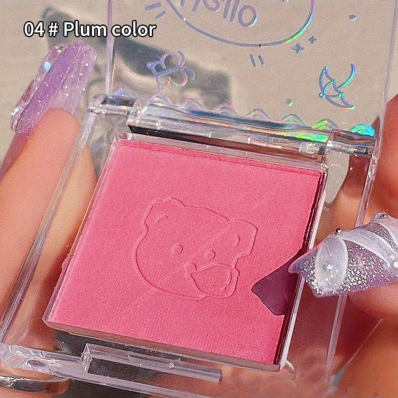 Monochrome Blush, Matte, Pearly Finish, Lifting And Color Correcting Contouring Blush Palette, Long Lasting Waterproof And Sweatproof Rouge Palette, Nude Makeup Tool