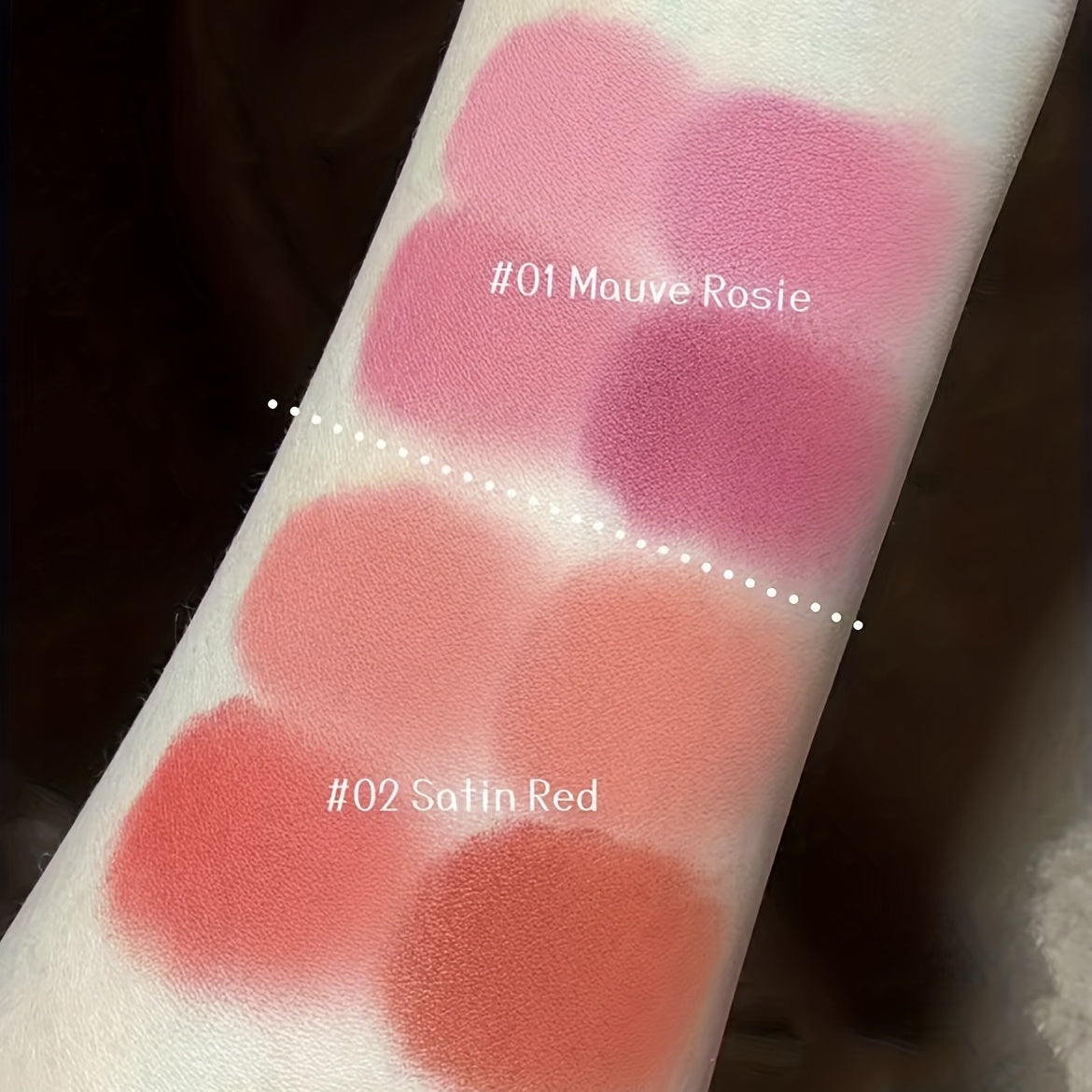 4-in-1 Matte Waterproof Velvet Long Lasting Multicolor Lipstick - Makeup Lips with Creamy Texture, Travel-Friendly Design, and Perfect Gift for Ladies on Valentine's Day