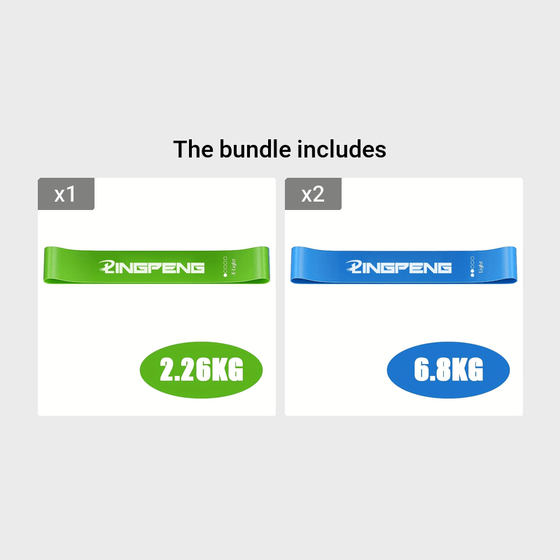 Yoga Resistance Rubber Band Fitness Level 5 Workout Elastic Band Expander Pilates Sports Training Gym Equipment