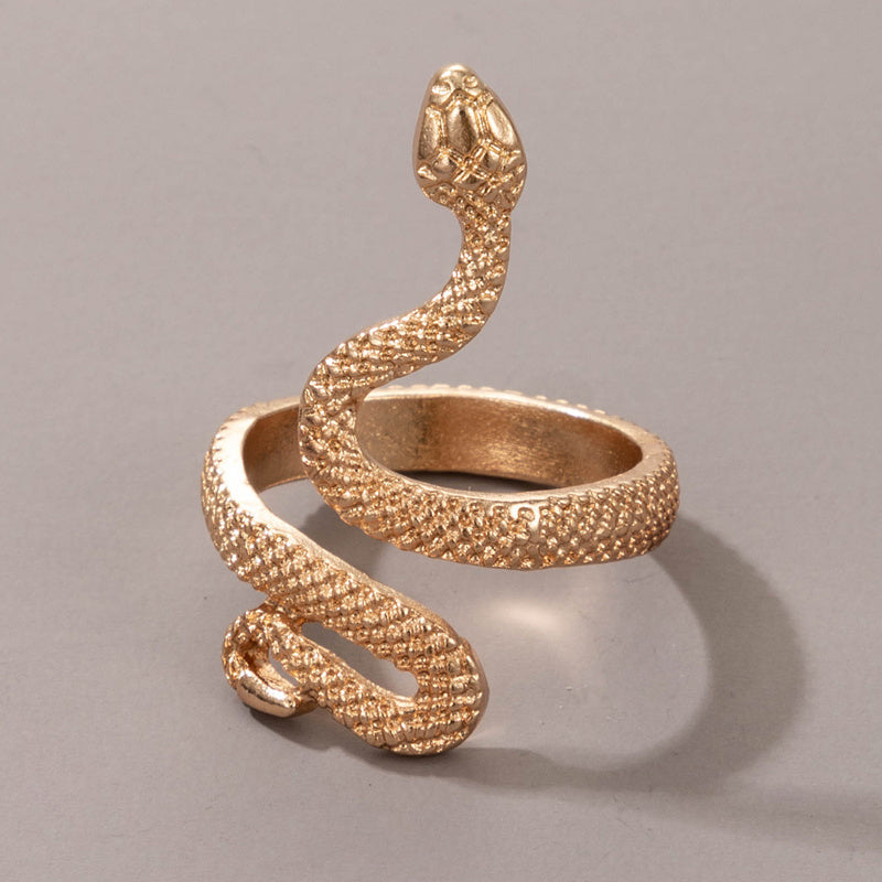Snake Ring Punk Style Animal Design Hand Jewelry For Men Women Unisex Jewelry