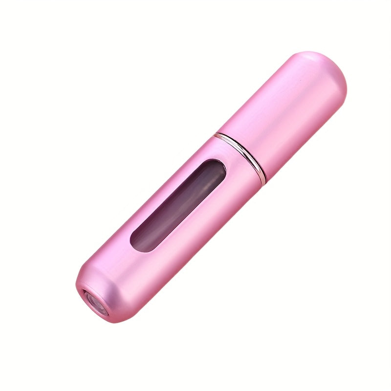 NEW Colorful 5ML Mini Portable Travel Perfume Spray Empty Travel Aftershave Fashion Aluminum Star Shape Bottle Self Pump Bottom Glass Perfume Cosmetics Sprayer