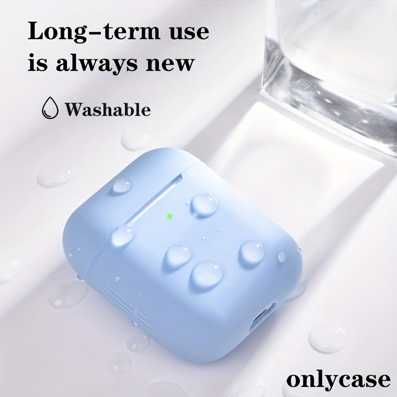 Suitable Silicone Case for AirPods - Protective Wireless Earphone Case Compatible with 1st and 2nd Generation - Headphone Shell