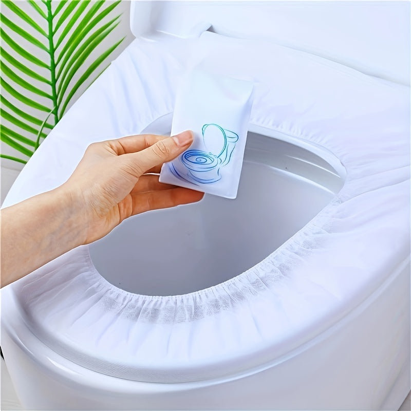 10/20PCS Disposable Toilet Seat Cover, Portable Toilet Seat Cover For Business Travel, Essential Travel Accessories For Airplanes And Camping, Bathroom Accessories, Toiletries, Teen Gifts
