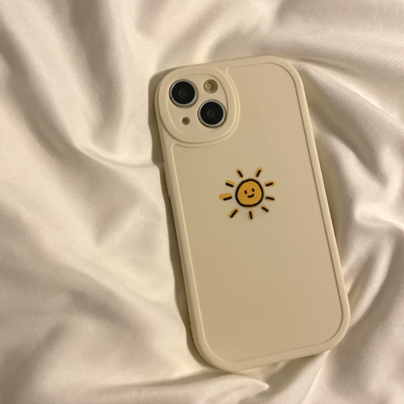 Cartoon Sun And Moon Silicone Soft Phone Case For, iPhone14/14Plus/14Pro/14ProMax, iPhone13/13Mini/13Pro/13ProMax, iPhone12/12Mini/12Pro/12ProMax,, iPhone11/11Pro/11Pro Max, iPhoneX/XS/XSMax, iPhone8/8Plus/7/7Plus/SE 2020