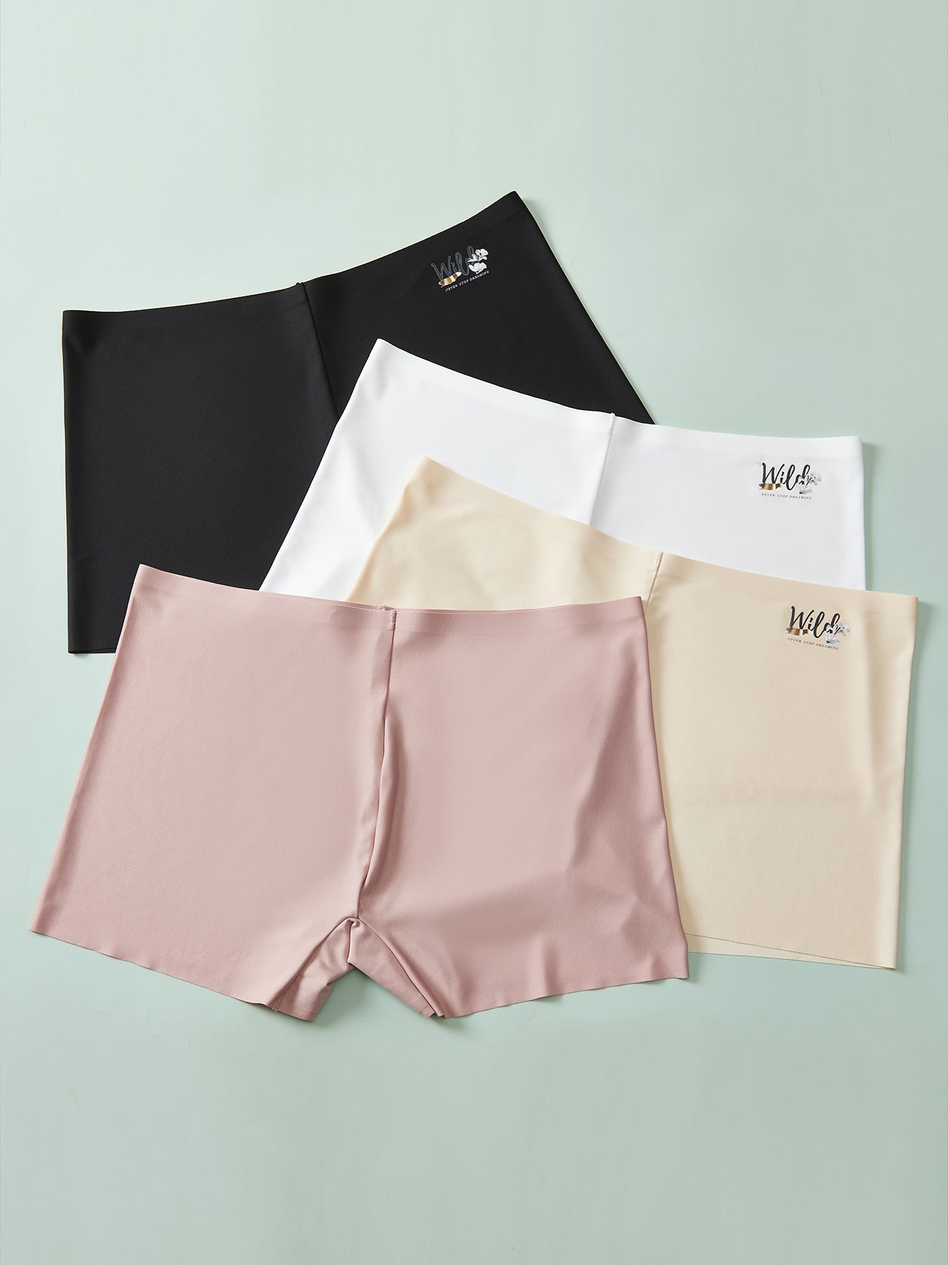 4 Pack Women's Plus Size High Rise Solid Seamless Panties - Medium Stretch, Elegant Design - For Women Seeking Comfort & Support - Perfect for Everyday Wear