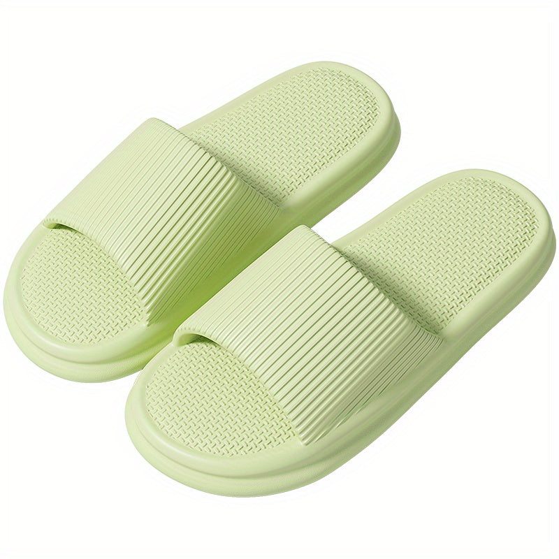 Comfortable EVA Soft Soled Slippers, Non-slip Couple Indoor Home Shower Sandals for Men and Women, Easy to Clean Flip Flops
