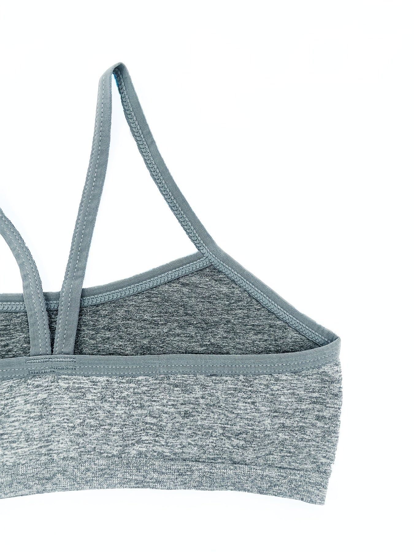 Holiday Style 4pcs Girls Training Bras Stretchy Sports Bralette Sleeveless Crops Tank Tops Underwears For 6-14 Years Old Kids