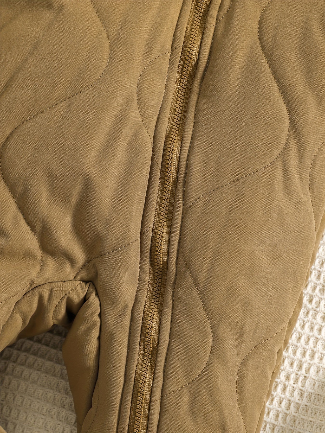 Baby Thickened Romper Autumn and Winter Outdoor Suit Newborn Set with Fleece Lining Zipper for 0-1 Year Old Youngsters' Clothes Christmas/Halloween/Thanksgiving Day, for Outdoor