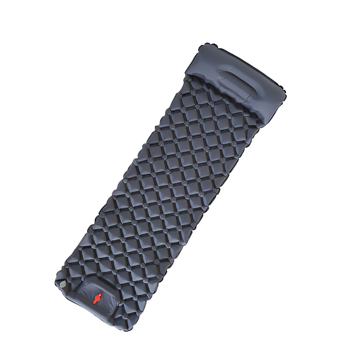 WESTTUNE Ultralight Air Cushion Sleeping Pad - Rectangular, Nylon, Foldable Camping Mattress with Built-in Air Pump, Ideal for Hiking and Outdoor Adventures, Camping Gear | Foldable Sleeping Pad | Durable Sleeping Pad