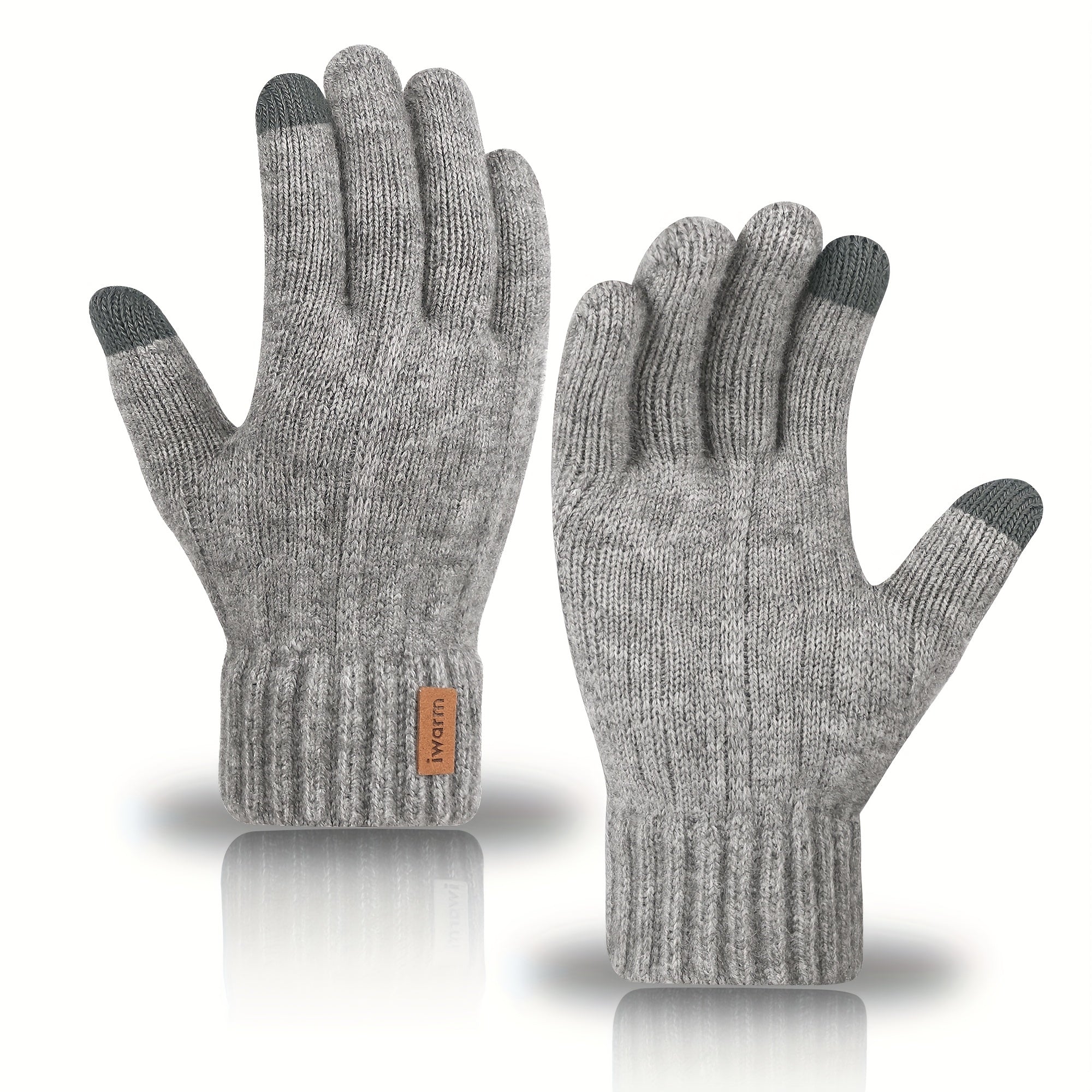 Unisex Alpaca Gloves - Warm, Touchscreen Compatible, Ideal for Winter, Office, Travel, Cycling - Machine Washable, Professional Dry Clean, Office Gloves | Stylish Gloves | Soft Gloves