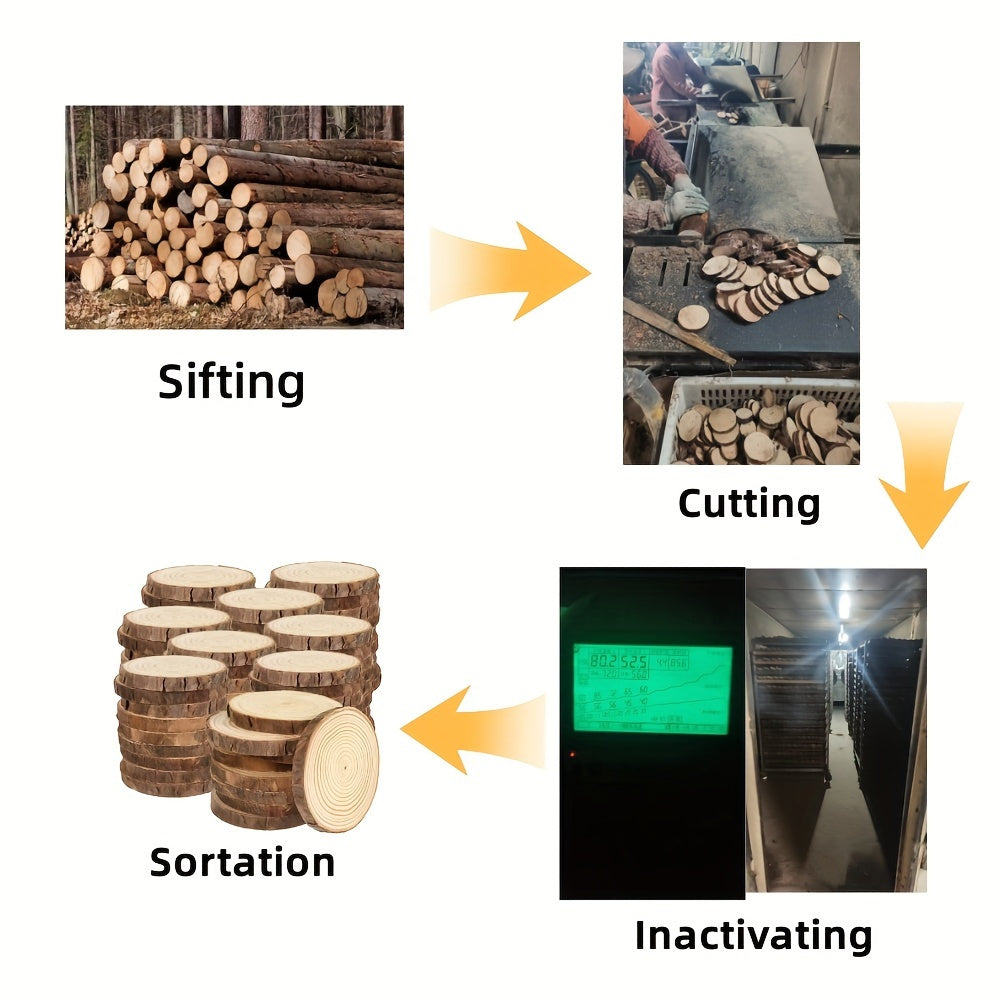 Wood Slabs Solid Big Wood Slices For Weddings, Table Centerpieces, DIY Projects Or Decoration