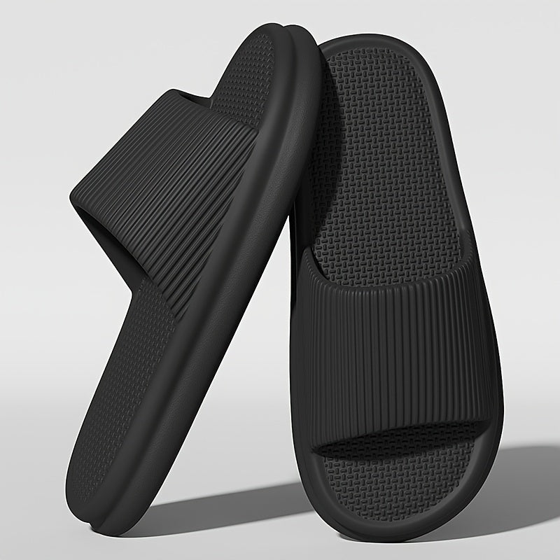 Comfortable EVA Soft Soled Slippers, Non-slip Couple Indoor Home Shower Sandals for Men and Women, Easy to Clean Flip Flops