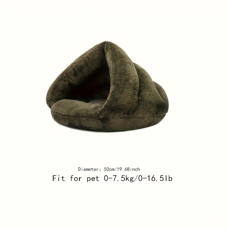 Solid Color Triangle Bed, Pet Bed, Pet Bedding