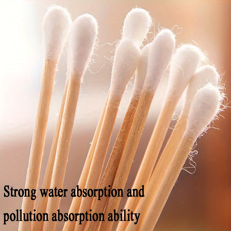 400/100 Count Double-Tipped Cotton Swabs - Unscented, Hypoallergenic Ear & Makeup Cleaner, Multipurpose & Disposable Cotton Swabs For Personal Care
