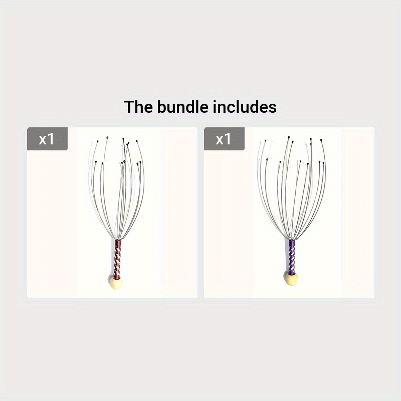 Head massager Head scratching claw octopus head massager scalp grabber massage claw small soul extraction extractor