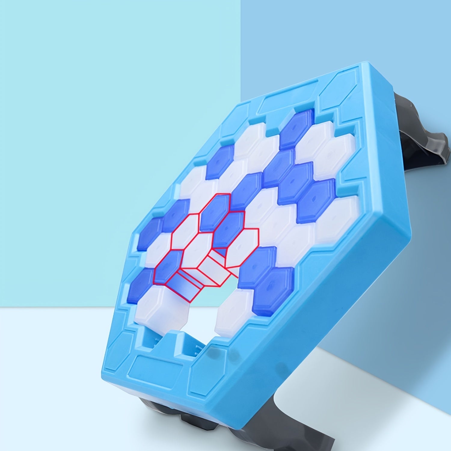 Save the Penguins Family Game - Interactive Ice Knocking Board Toy with Colorful & White Plastic Pieces, Educational STEM Fun for Youngsters