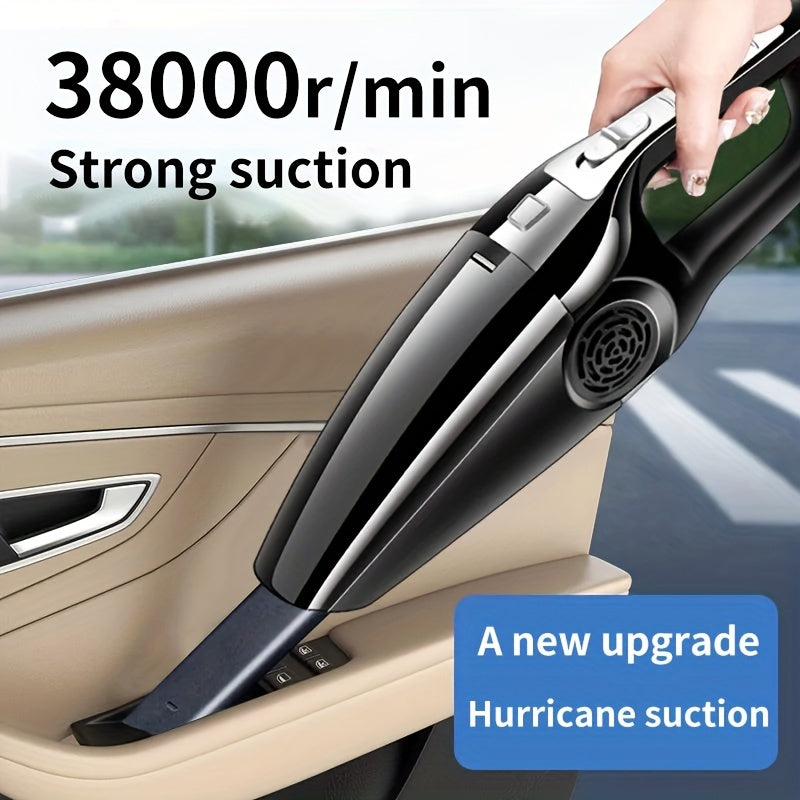 Car Vacuum Cleaner for Home Use, Large Suction Powerful Powerful Vacuum Cleaner for Car, Small Car Interior Vacuum Cleaner, Dry and Wet Dual-Use, Without Battery
