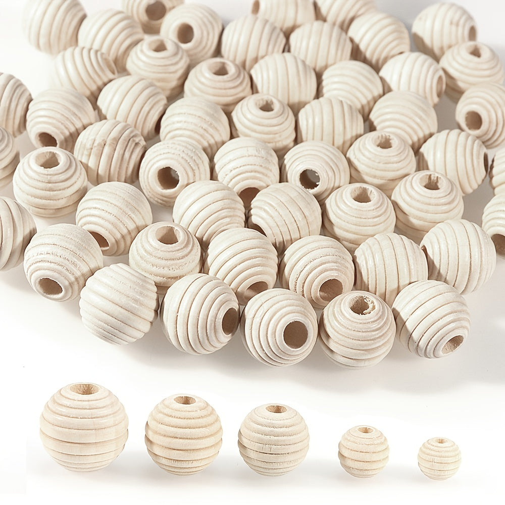 Multi-size Wooden Beads DIY Jewelry Making Hand Craft Fine Jewelry Wooden Jewelry