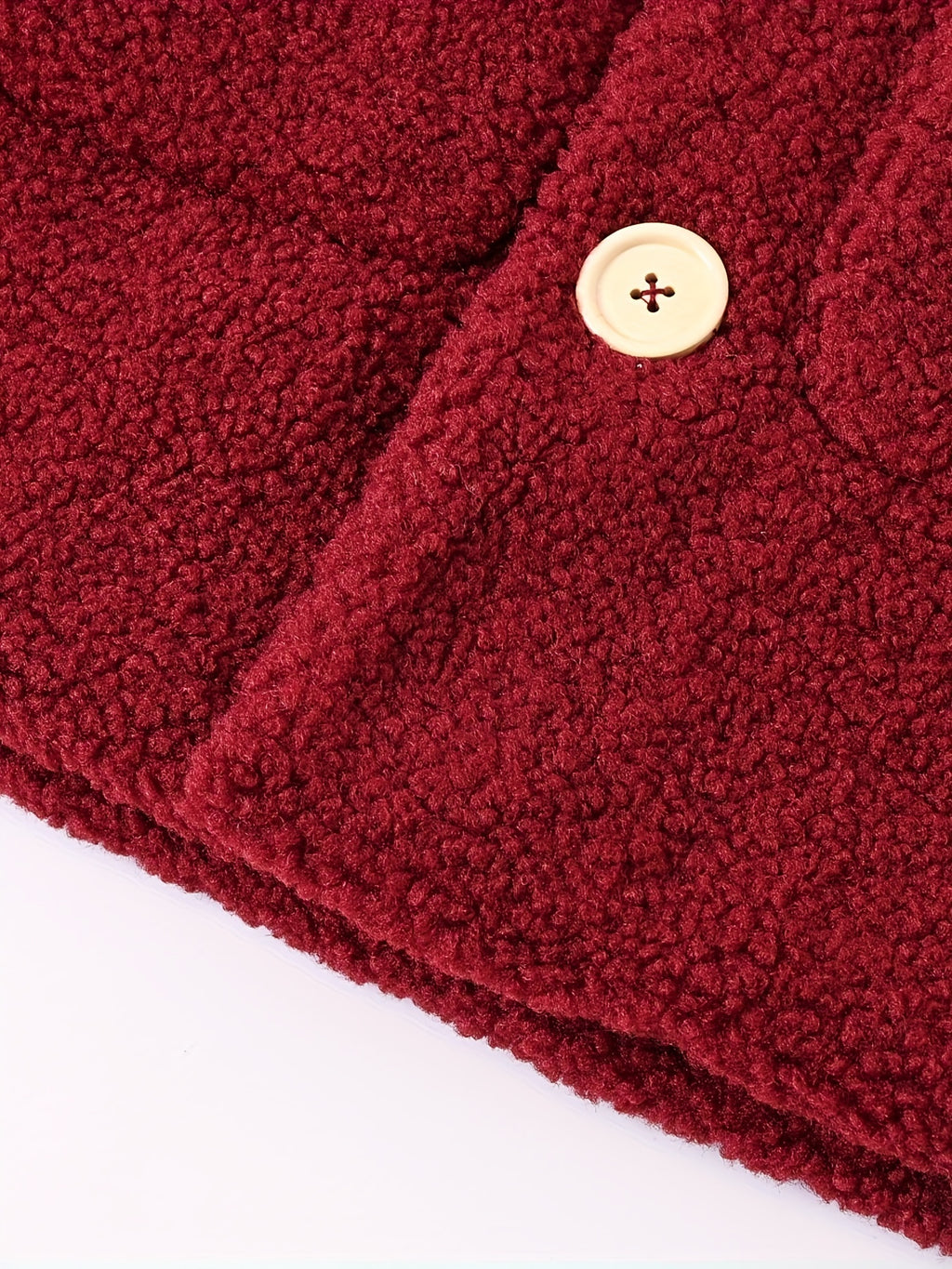 JOMAKE Girls' Winter Coat - Pastel Pink & Ombre Jacket with Button Front Closure, Soft Fleece-Lined Lapel Collar, Non-Stretchy Fabric for Everyday & Formal Events, Long Sleeve Casual Outerwear for School, Travel - Cute Korean