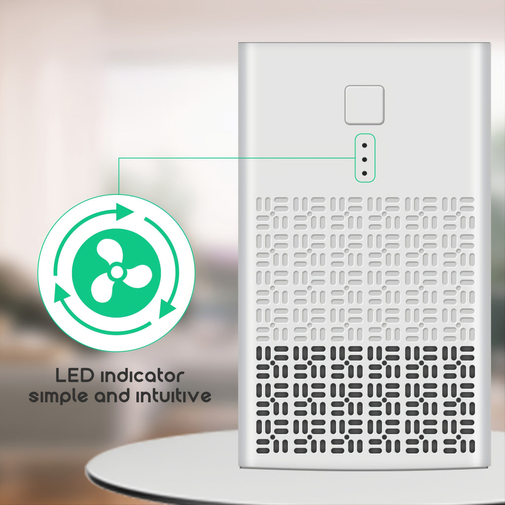 HEPA Air Purifier Fo Home Bedroom Office And Desk, High Efficiency