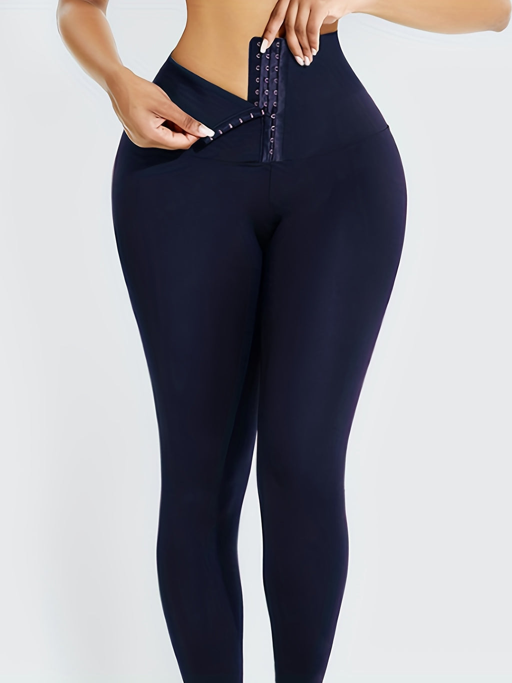 Women's Tummy Control Leggings - Quick Dry, Butt Lifting, Body Shaping Activewear Pants Wide Waistband